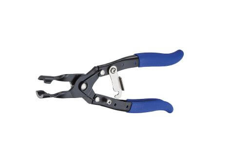 Valve stem seal pliers with spring